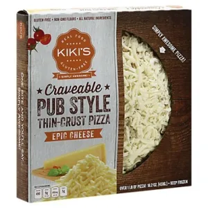 Kikis Pizza Pub Style Cheese Gluten Free 10 Inch Frozen - 16.2 Oz