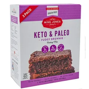 Miss Jones Baking Co. Keto & Paleo Fudgy Brownie