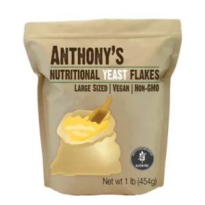 Anthony's Goods Nutritional Yeast Flakes, 1 Lb.