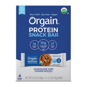 CHOCOLATE CHIP COOKIE DOUGH FLAVORED PLANT-BASED PROTEIN SNACK BAR, CHOCOLATE CHIP COOKIE DOUGH