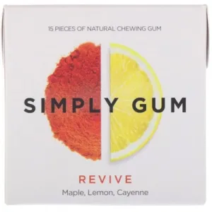 Simply Gum Natural Chewing Gum Revive -- 15 Pieces