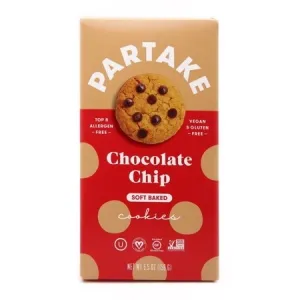 Partake Soft Baked Chocolate Chip Cookies