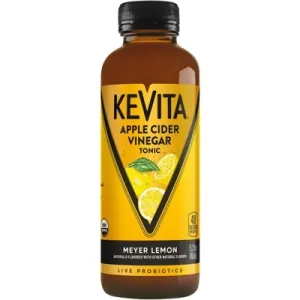 Kevita Apple Cider Vinegar Tonic Meyer Lemon Naturally Flavored 15.2 Fl Oz Bottle
