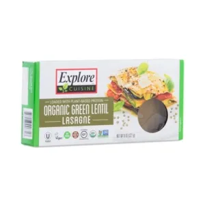 Explore Cuisine Organic Green Lentil Lasagne -- 8 Oz