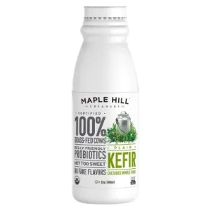 UNSWEETENED PLAIN KEFIR CULTURED WHOLE MILK, UNSWEETENED PLAIN