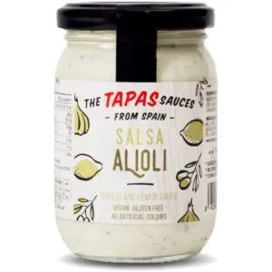"The Tapas Sauce" Salsa Alioli ( Oil And Garlic Sauce) Jar Of 6.35 Oz ( 180 G) (Pack Of 1)