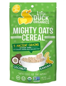 Little Duck, Mighty Oats Cereal, Coconut! Banana!