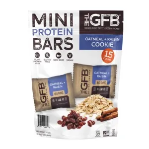 The Gluten Free Bar Oatmeal + Raisin Protein Bars