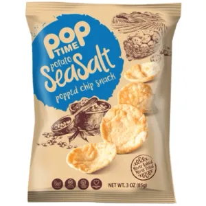 Pop Time Potato Sea Salt Popped Chip Snack