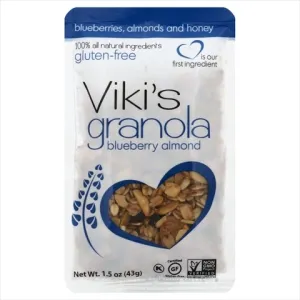 VIKI'S, GRANOLA, BLUEBERRY, ALMOND AND HONEY, BLUEBERRY, ALMOND AND HONEY