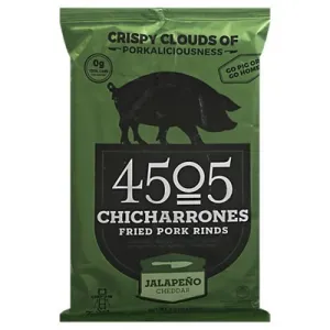 Go PIG Or Go Home 4505 Chicharrones Fried Pork Rinds Jalapeno Cheddar