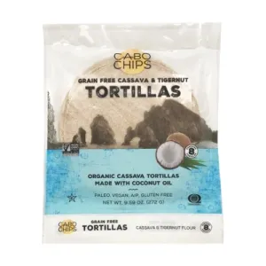 Cassava & Tigernut Flour Tortillas 8 Count, 9.59 oz