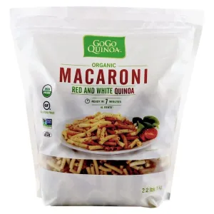 GoGo Quinoa Organic Premium Quality Vegan Red And White Macaroni Pasta Non-GMO
