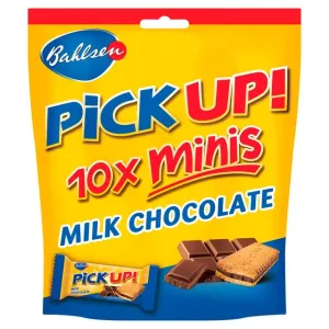 Diet info for Bahlsen PiCK UP! Minis Milk Chocolate Biscuit Bars - Spoonful