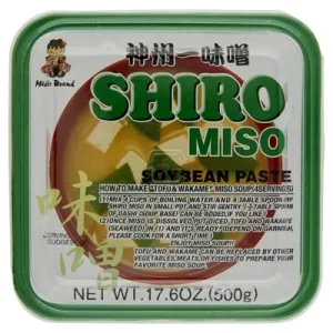 Miko - Awase Miso Soyabean Paste (Aka + Shiro) - 500 Gram - GMO Free  Japanese Miso Paste