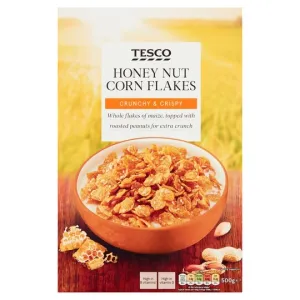 Tesco Honey Nut Corn Flakes 500G - Tesco Groceries