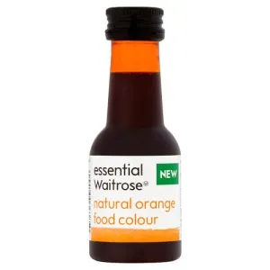 essential Waitrose Natural Orange Food Colouring