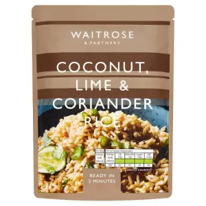 Waitrose & Partners Coconut Lime & Coriander Rice