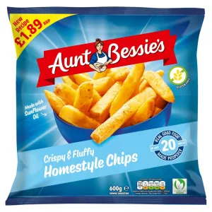 Aunt Bessie's Crispy & Fluffy Homestyle Chips 600g