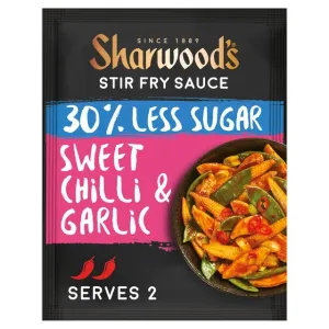 Sharwoods Stir Fry Sauce 30% Less Sugar Sweet Chilli Garlic 120G