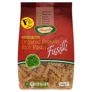 Rizopia Free From Organic Fusilli Brown Rice Pasta