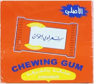 SHARAWI BROS, CHEWING GUM, CHINNAMON