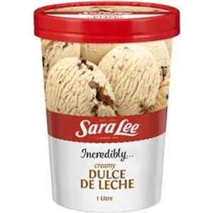 Sara Lee Dulce De Leche Ice Cream Tub 1l