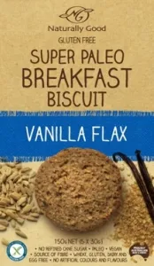 Breakfast Biscuit - Paleo Vanilla Flax - 150g (5x 30g)