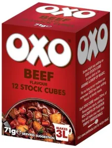 Oxo: Meat-Free Beef Flavour Stock Cubes 71g (2.5oz)