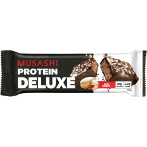 Diet info for Musashi Deluxe Protein Protein Bar Jam Donut - Spoonful