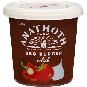Anathoth Farm Relish Bbq Burger