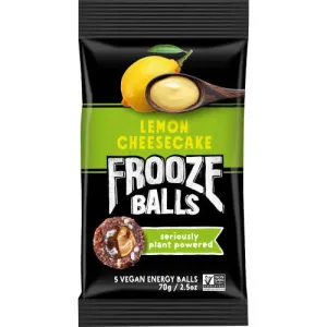 Frooze Balls Snack Balls Lemon Cheesecake 70G