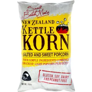Nz Kettle Korn Popcorn Slightly Salted Slightly Sweet