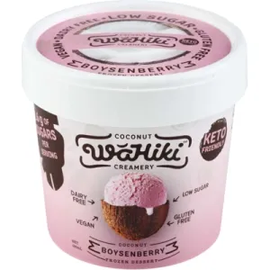 Wahiki Dairy Free Ice Cream Coconut Boysenberry