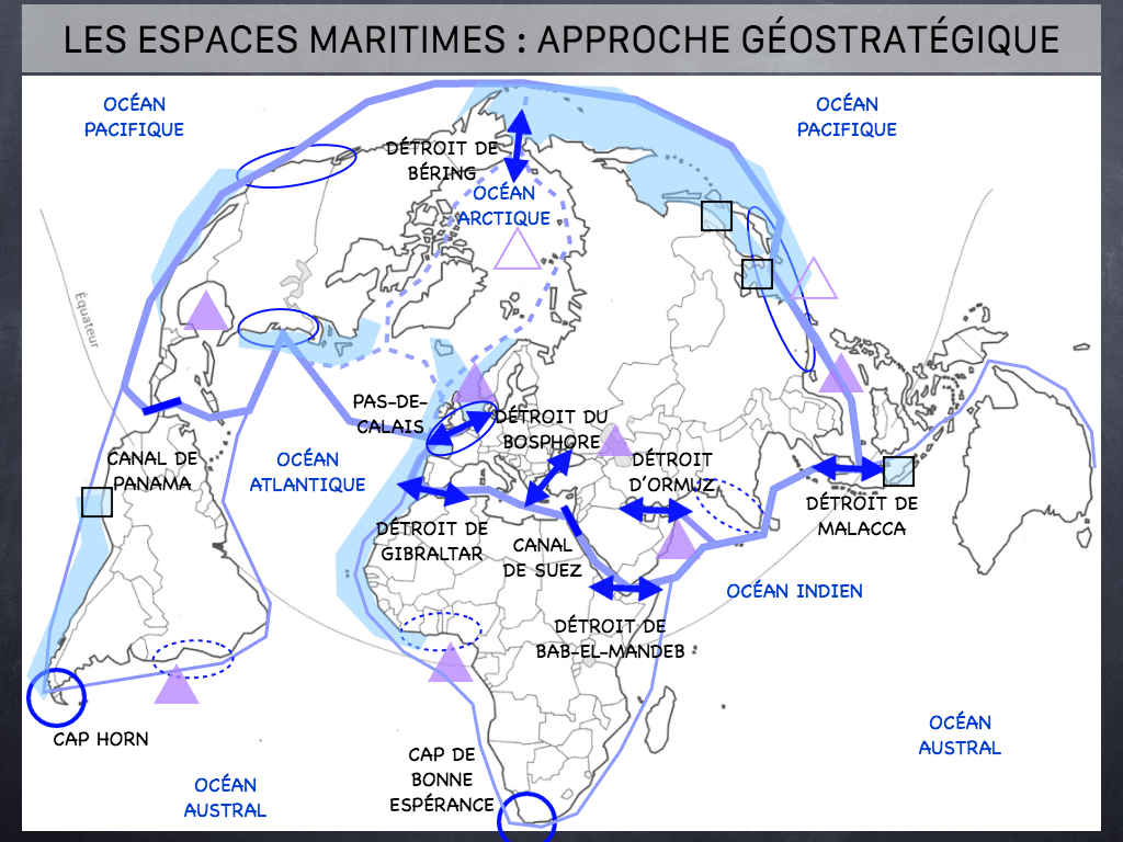 Espaces Maritimes Approche Géostratégique Presentious