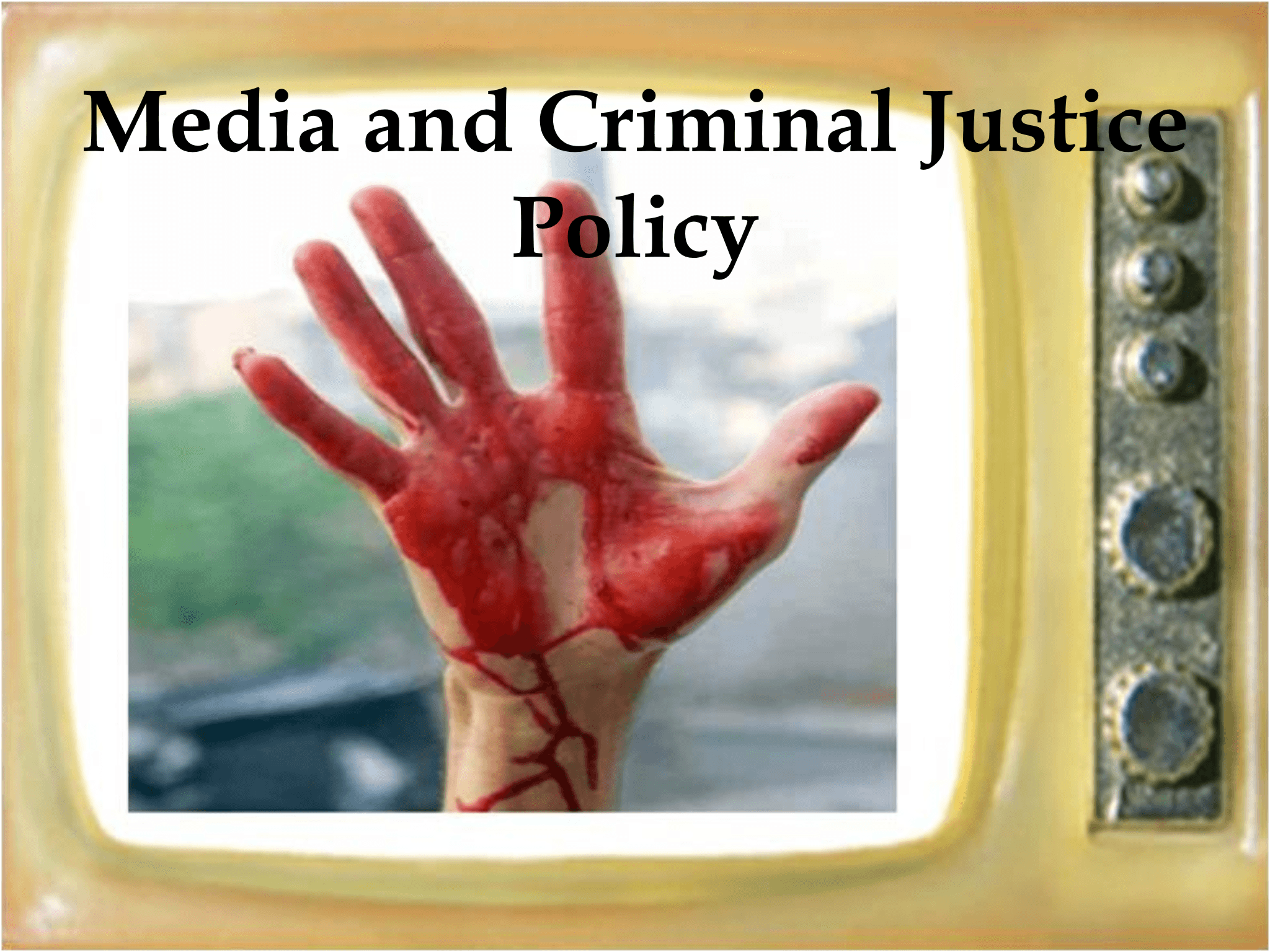 Media and Criminal Justice  Policy 