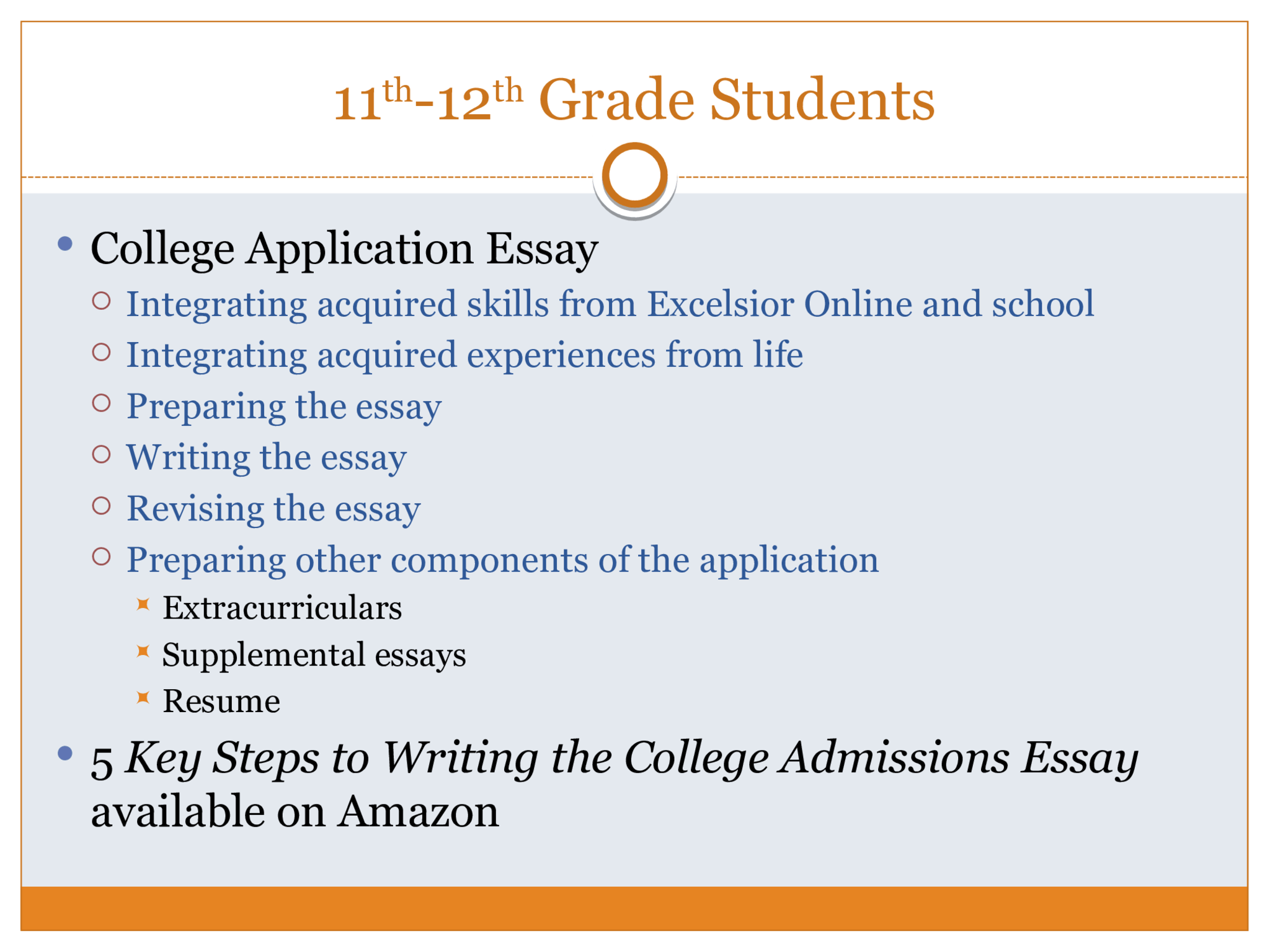 What Else?  Students should be able to:  Maintain communication  Write, send, receive, and respond to emails with the teacher  Expand Hands-On Learning with Technology  Independently use the online tools  Independently submit work  Review feedback on homework  Check the homework list  Maintain Active Learning  Take notes during class  Ask questions,   Prepare for class discussion and presentations  Develop Self-Efficacy and Responsibility  Conscientious Learning Conscientious about learning process and learning tools  Guidance and Resources Independently follow directions, read the materials, guides, and  resources provided   Deadlines and Diligence Meet deadlines, submit all homework, and diligently apply methods  and concepts taught in class and from the text