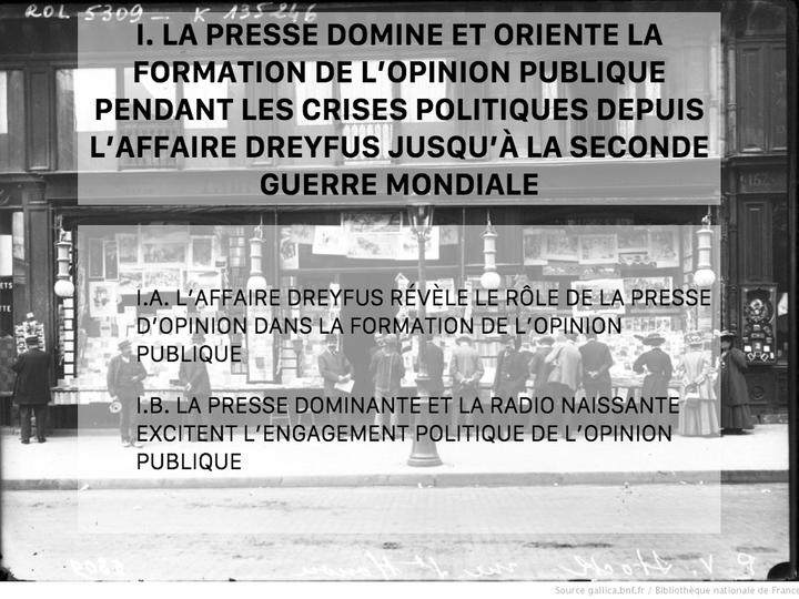 medias et opinion publique dans les grandes crises politiques en france depuis l affaire dreyfus presentious