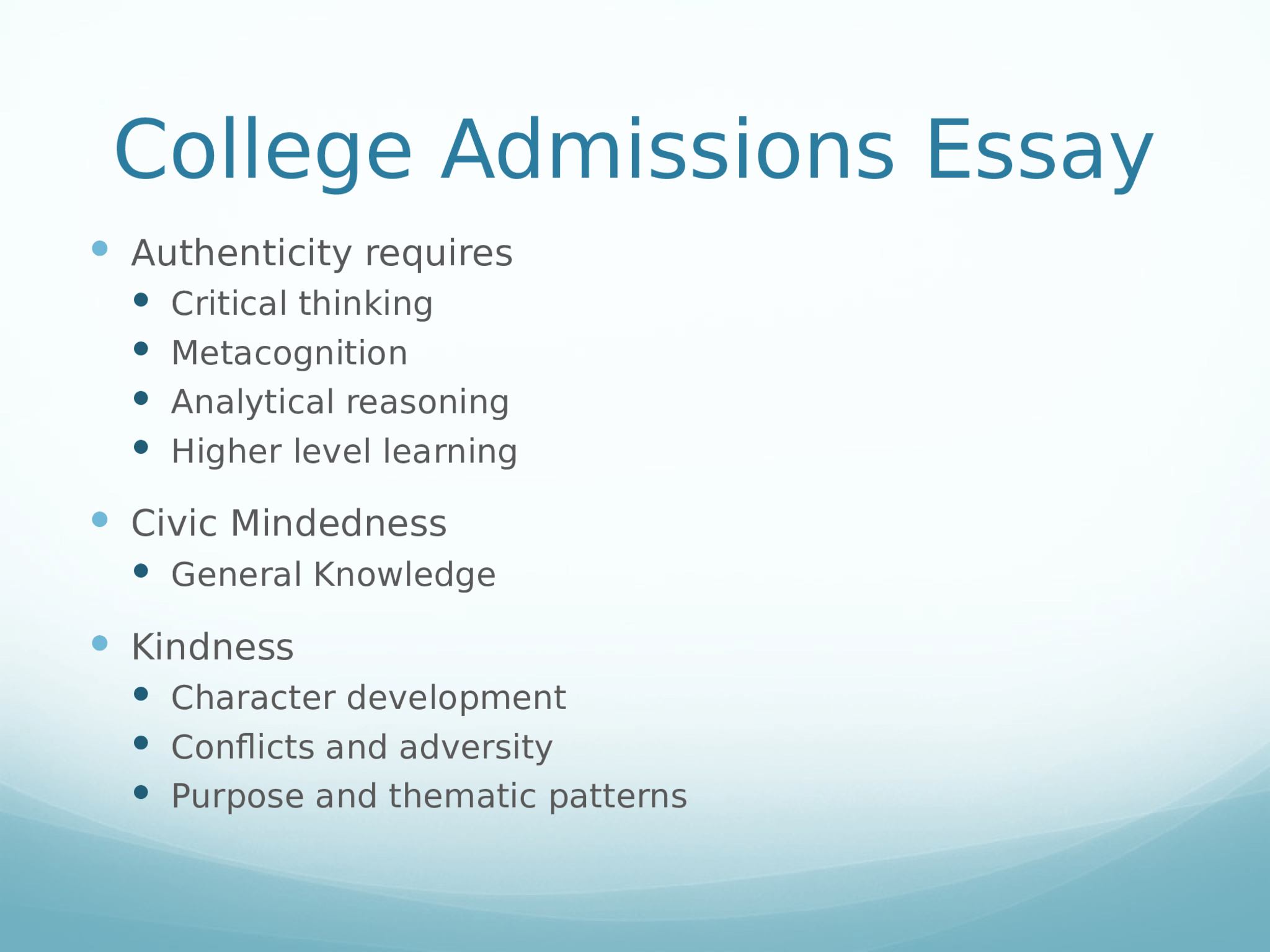 Our Hopes  Student Success  Student Potential  Student Progress  Student Achievement