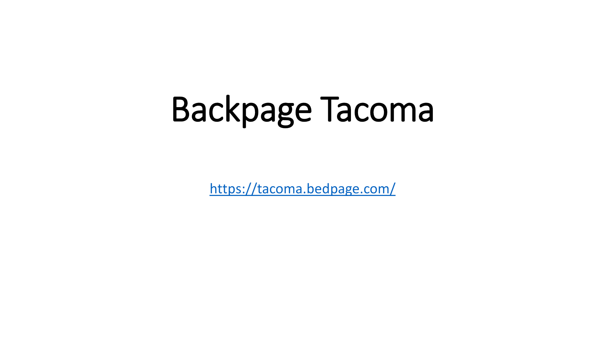 Backpage www com tacoma Seattle