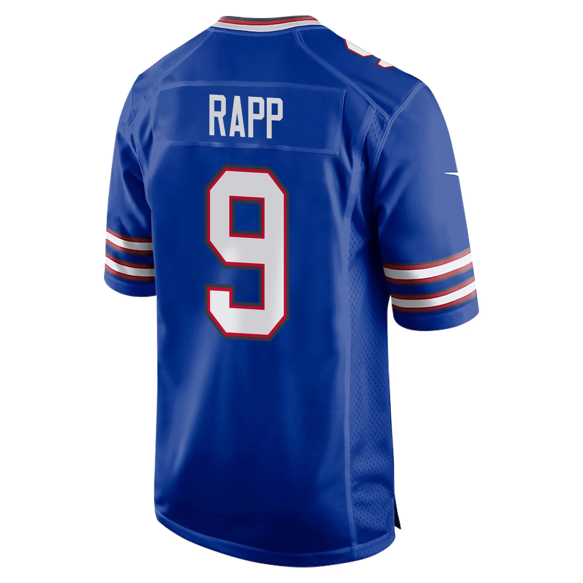 Taylor Rapp 9 Buffalo Bills Super Bowl LIX Champions Patch 'New Orleans - A Symphony of Sport' EMBROIDERED Game Men Jersey - Royal Gallery Image