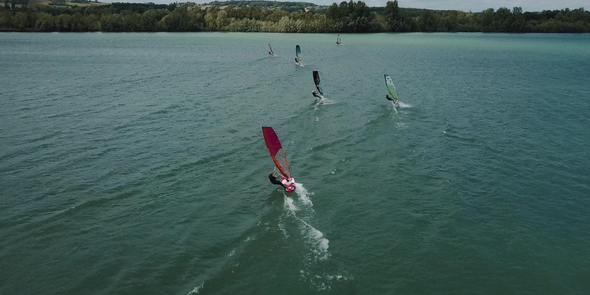 Spot à Base nautique - le lac de Saint Cyr