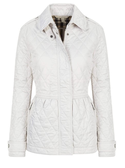 White Quilted 60908 Jacket : SpotAsk