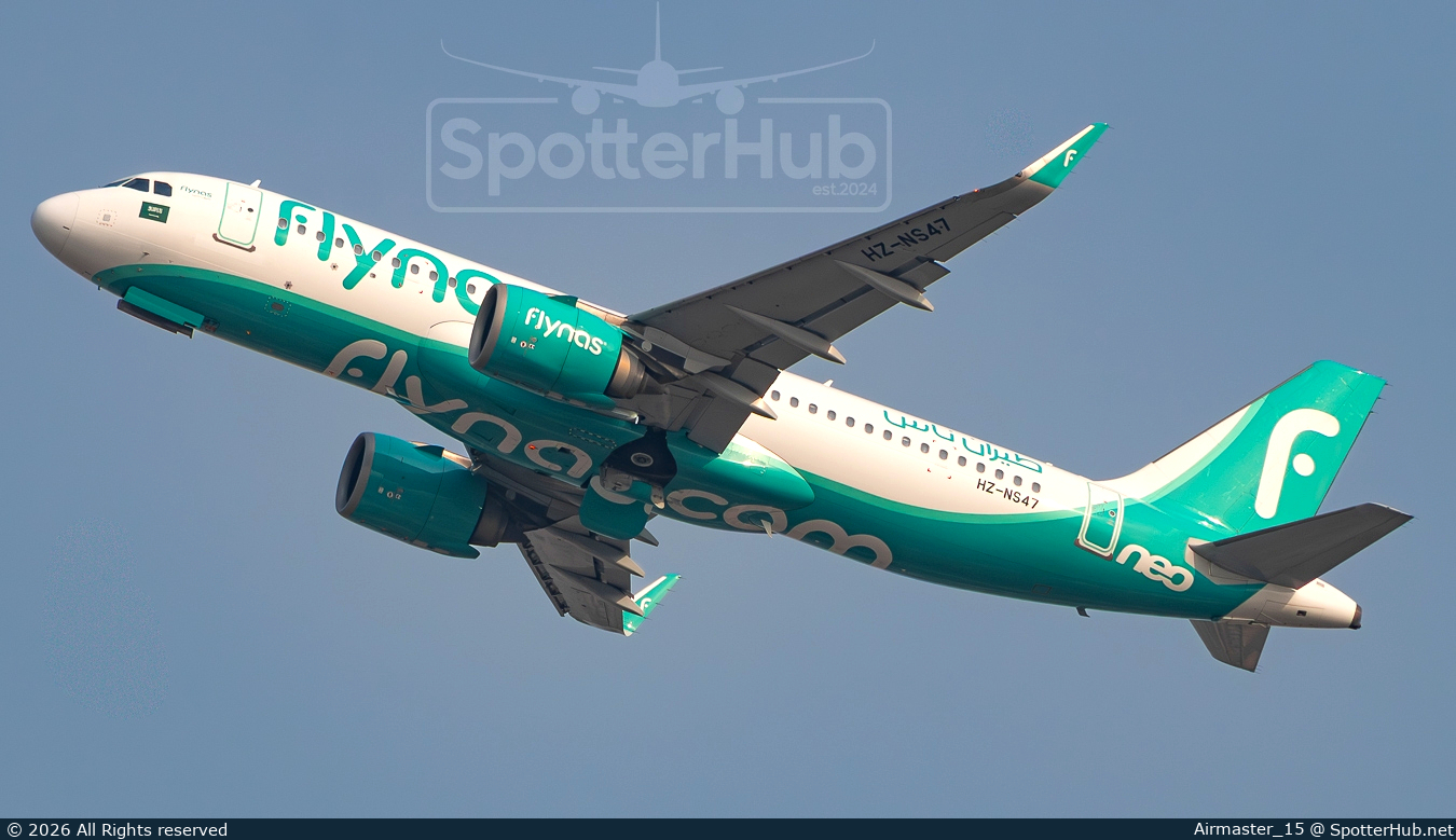 Photo of HZ-NS47 - Airbus A320-251N operated by Flynas