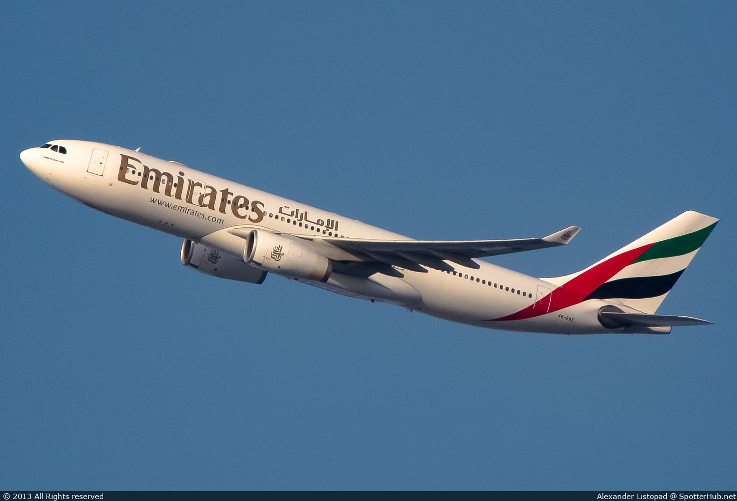 Photo of A6-EAE - Airbus A330-243 operated by Emirates