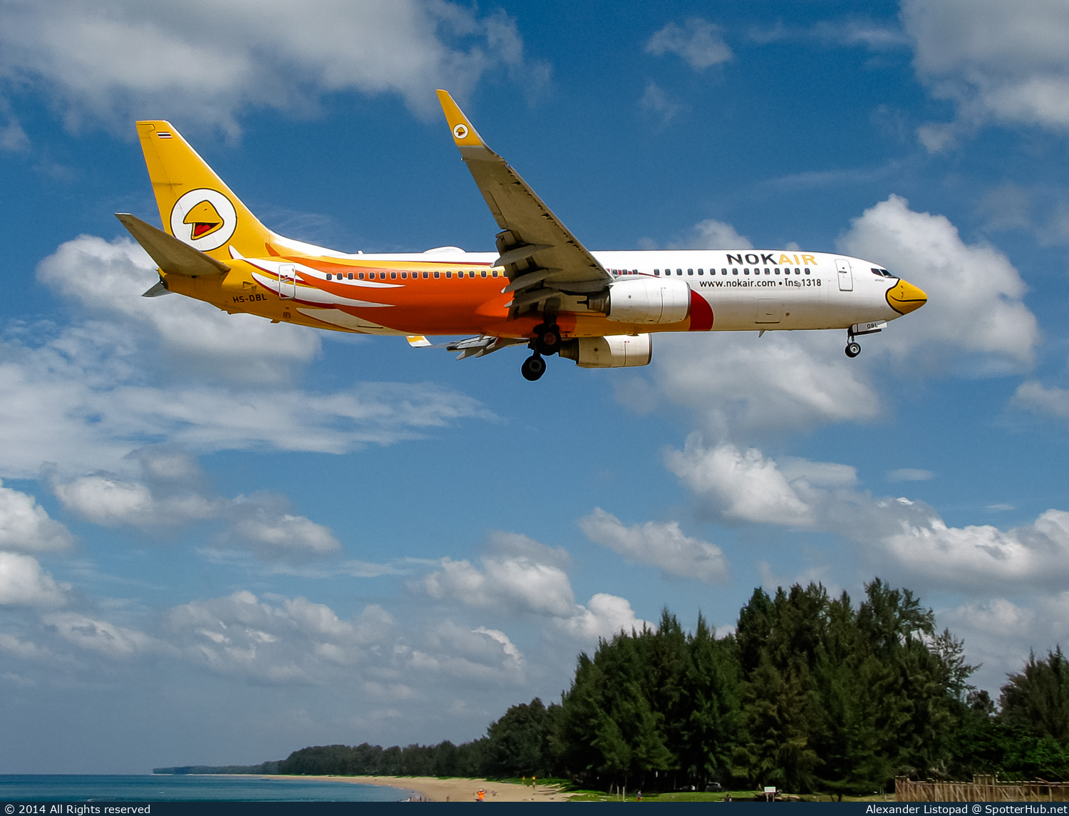 Photo of HS-DBL - Boeing 737-8AS operated by Nok Air