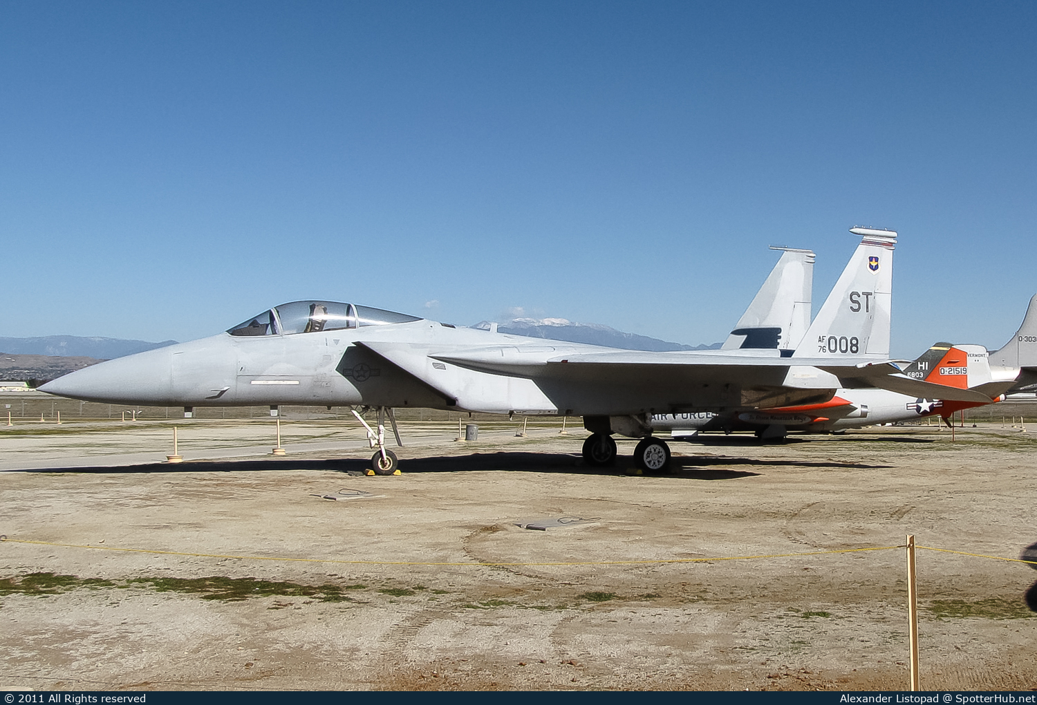 Photo of 76-0008 - McDonnell Douglas GF-15A Eagle operated by US Air Force