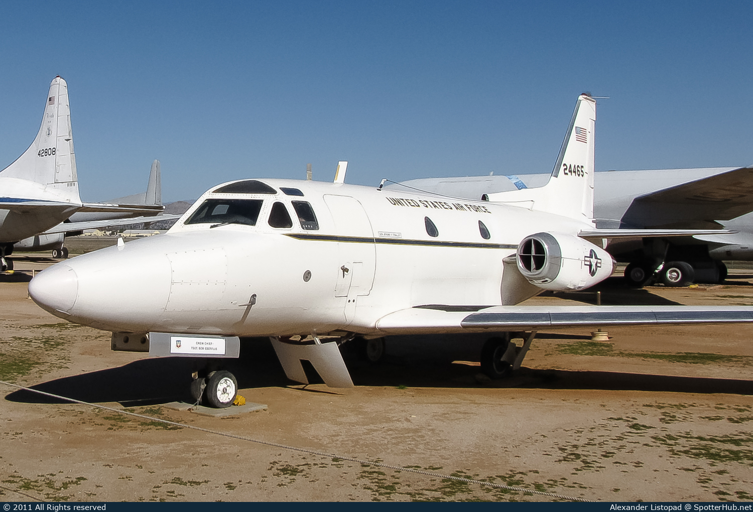 Photo of 62-4465 - North American CT-39A Sabreliner operated by US Air Force