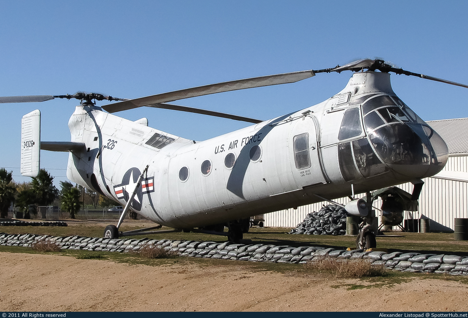 Photo of 53-4326 - Piasecki CH-21B Workhorse operated by US Air Force