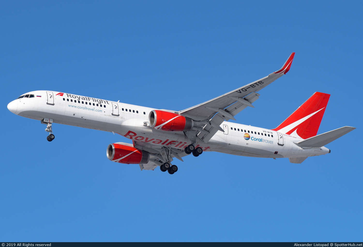 Photo of VQ-BTB - Boeing 757-28A operated by Royal Flight